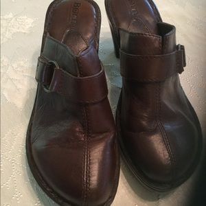 Born slip on platform heels